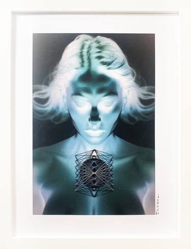 Original Art Deco Science/Technology Mixed Media by Marly  Indigo