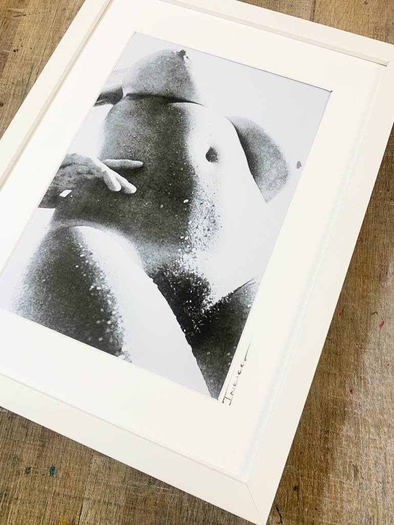 Original Art Deco Nude Printmaking by Marly  Indigo