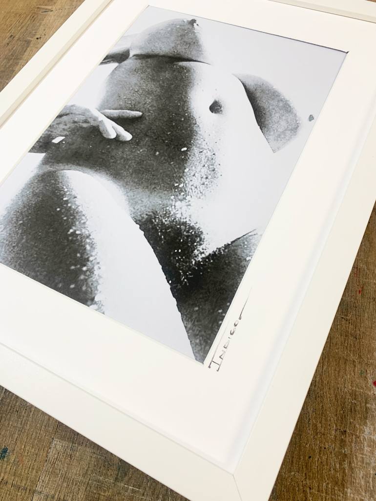 Original Art Deco Nude Printmaking by Marly  Indigo