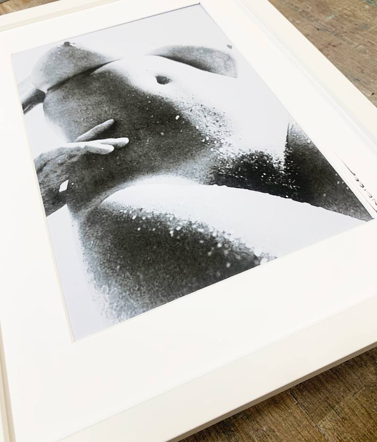 Original Art Deco Nude Printmaking by Marly  Indigo