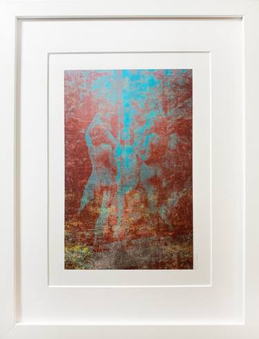 Original Surrealism Nature Printmaking by Marly  Indigo