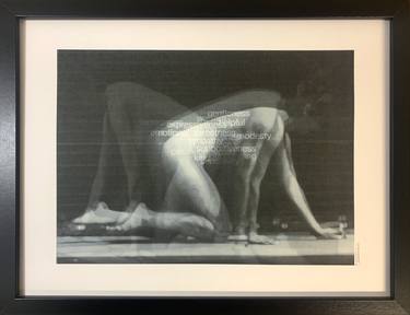 Original Art Deco Nude Printmaking by Marly Indigo