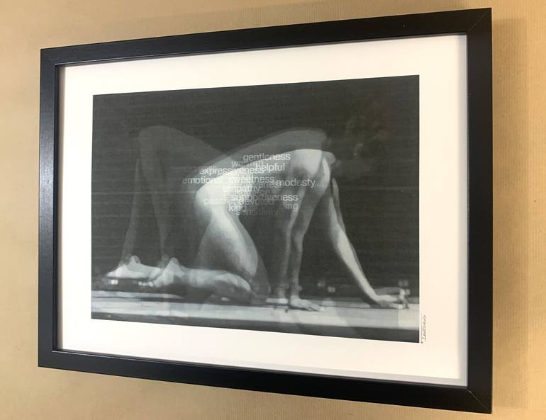 Original Art Deco Nude Printmaking by Marly Indigo