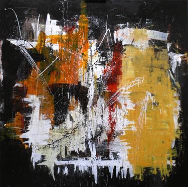 Original Fine Art Abstract Paintings by Ole Jauch