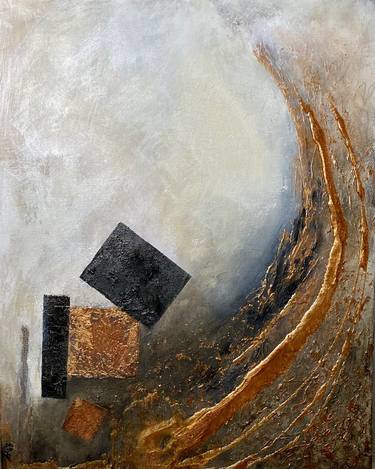 Original Contemporary Abstract Mixed Media by Joan Stevenson