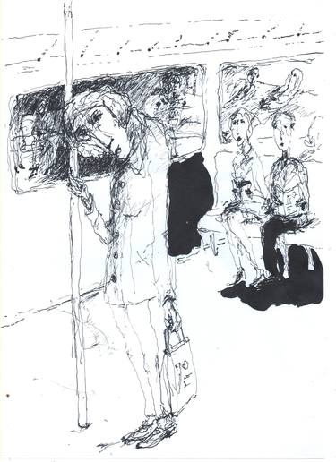 Original Transportation Drawings by Huneau Denis