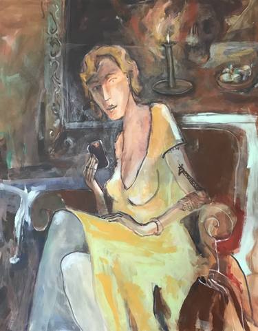 Original Women Paintings by Huneau Denis