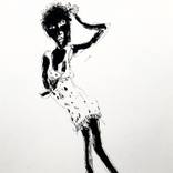 Black woman 4 by Huneau Denis