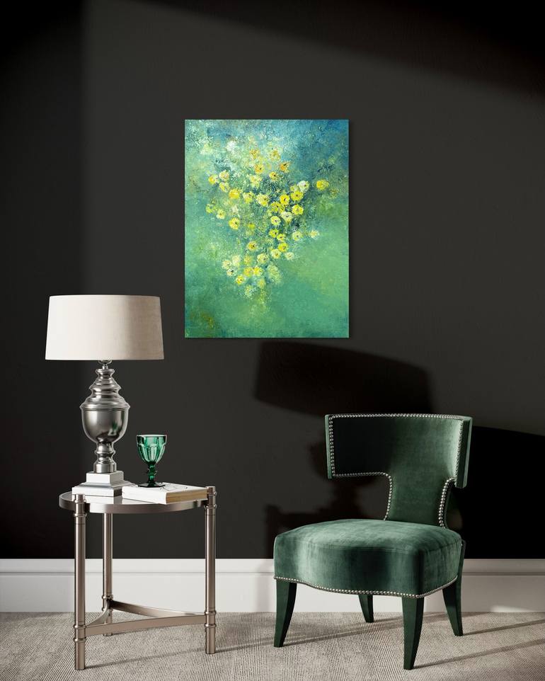 Original Abstract Nature Painting by Wietzie Gerber