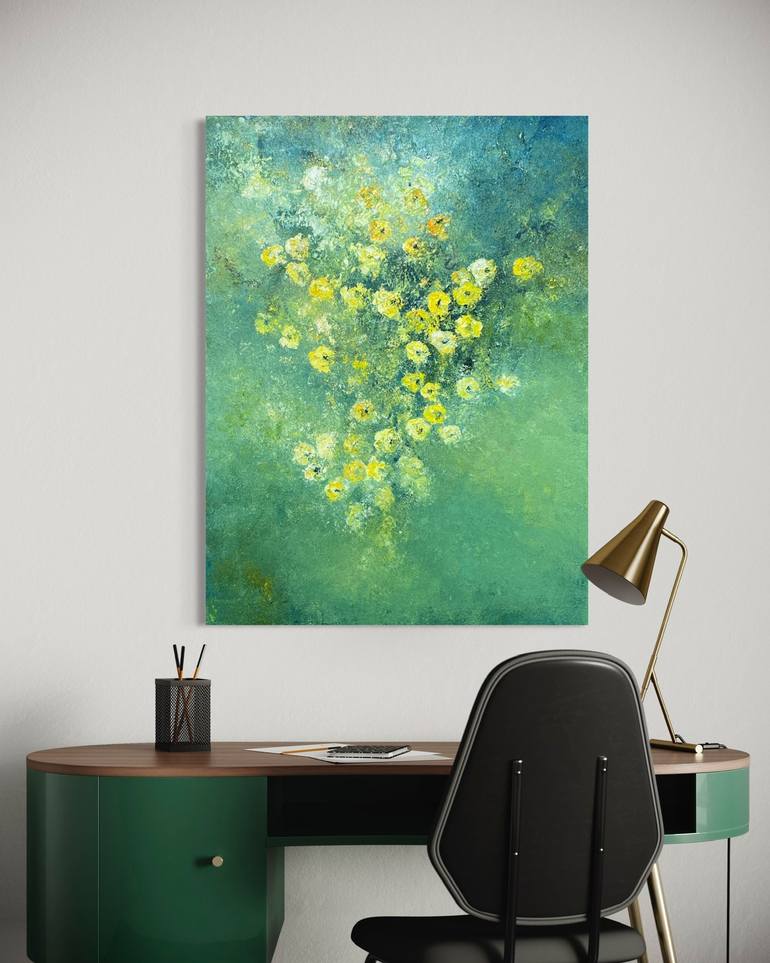 Original Abstract Nature Painting by Wietzie Gerber