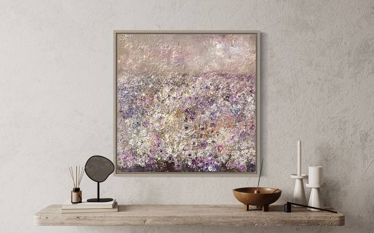 Original Abstract Landscape Painting by Wietzie Gerber