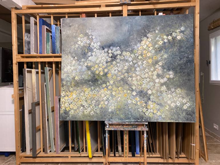 Original Abstract Nature Painting by Wietzie Gerber