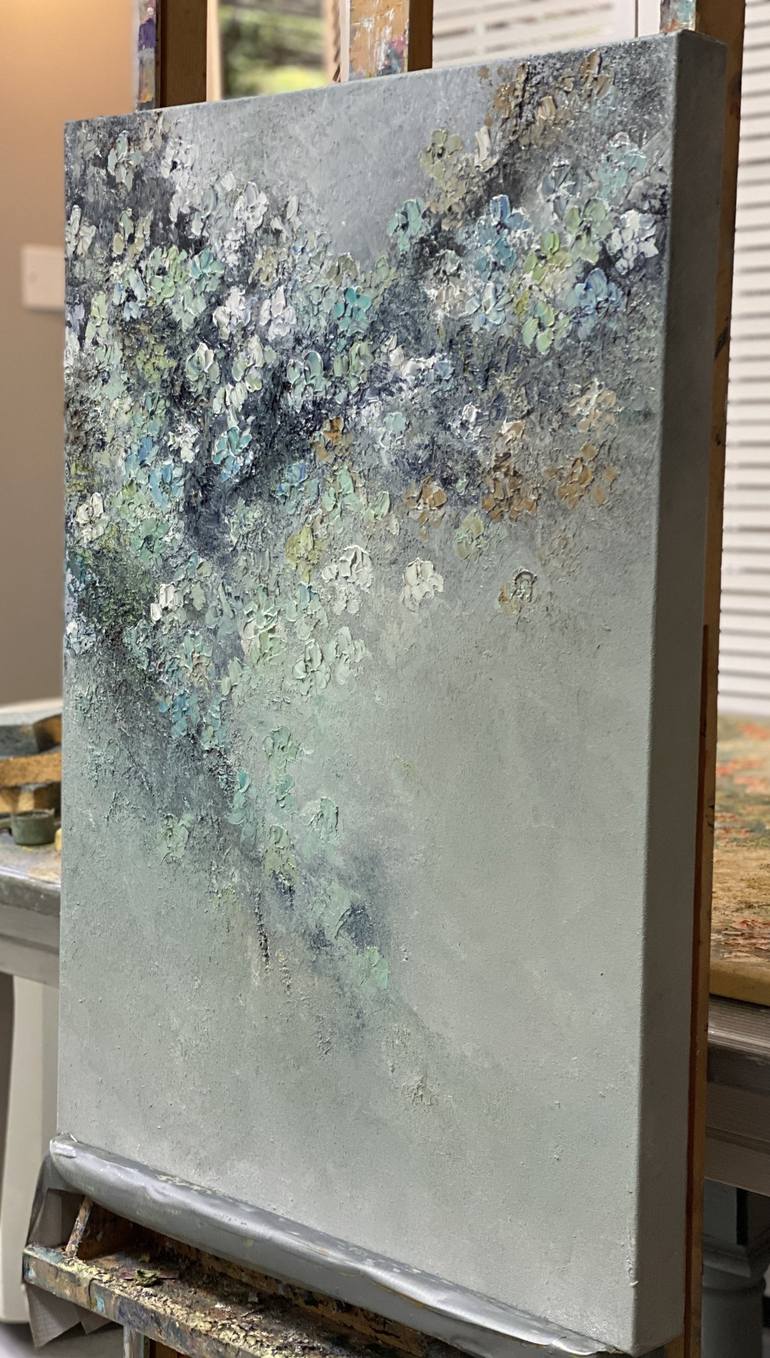 Original Romanticism Abstract Painting by Wietzie Gerber