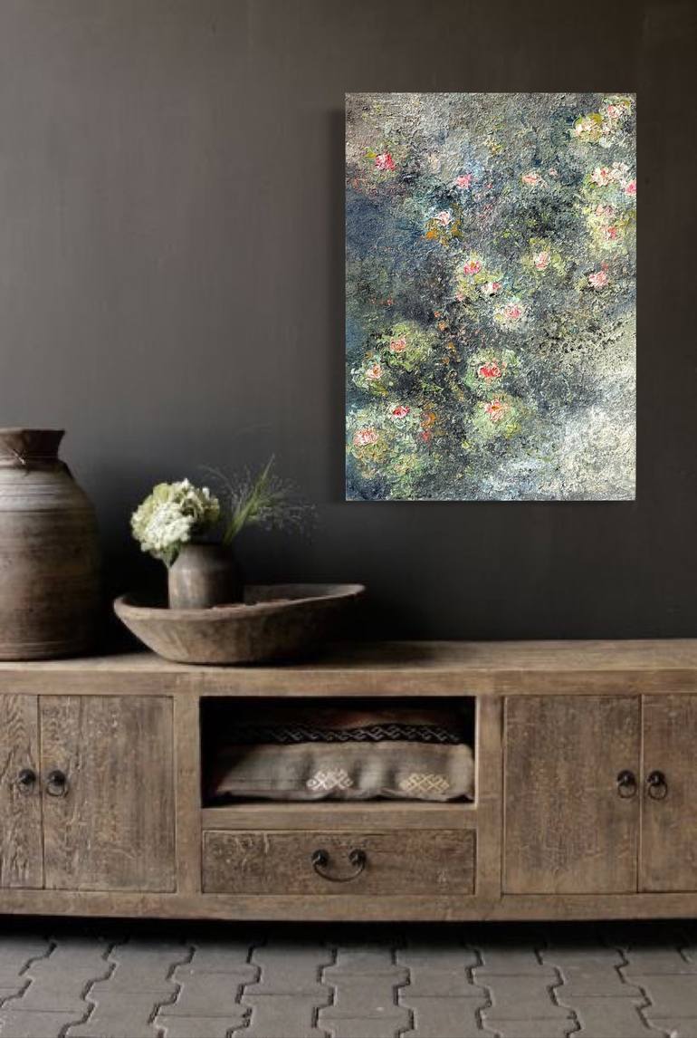 Original Romanticism Abstract Painting by Wietzie Gerber