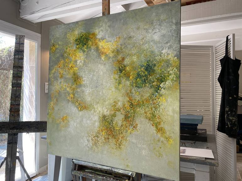 Original Abstract Expressionism Abstract Painting by Wietzie Gerber