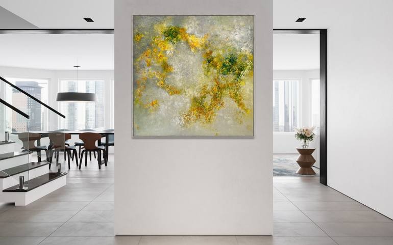 Original Abstract Expressionism Abstract Painting by Wietzie Gerber