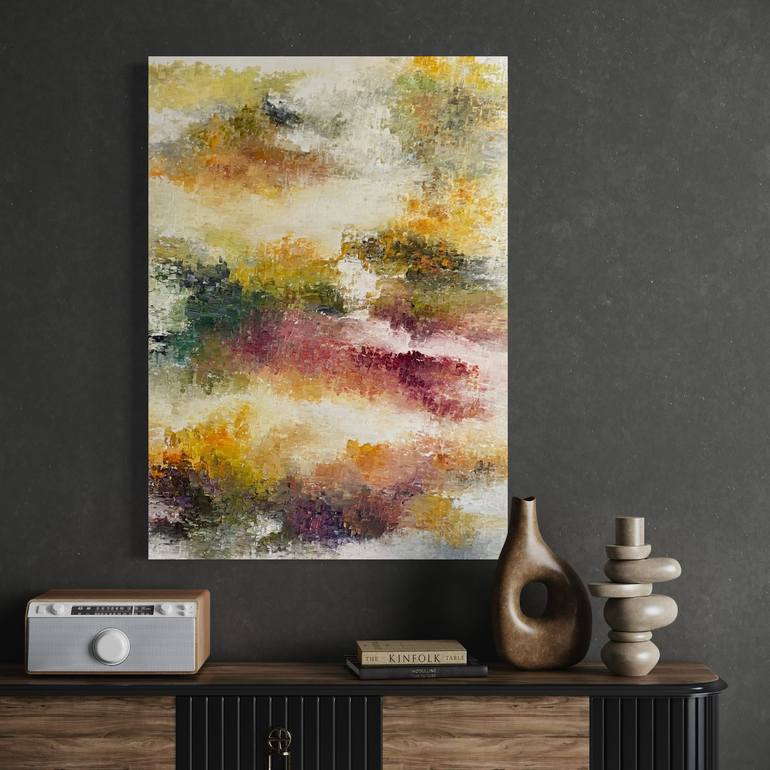 Original Abstract Nature Painting by Wietzie Gerber