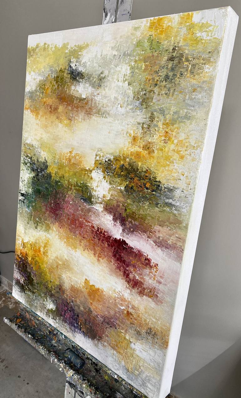 Original Abstract Nature Painting by Wietzie Gerber