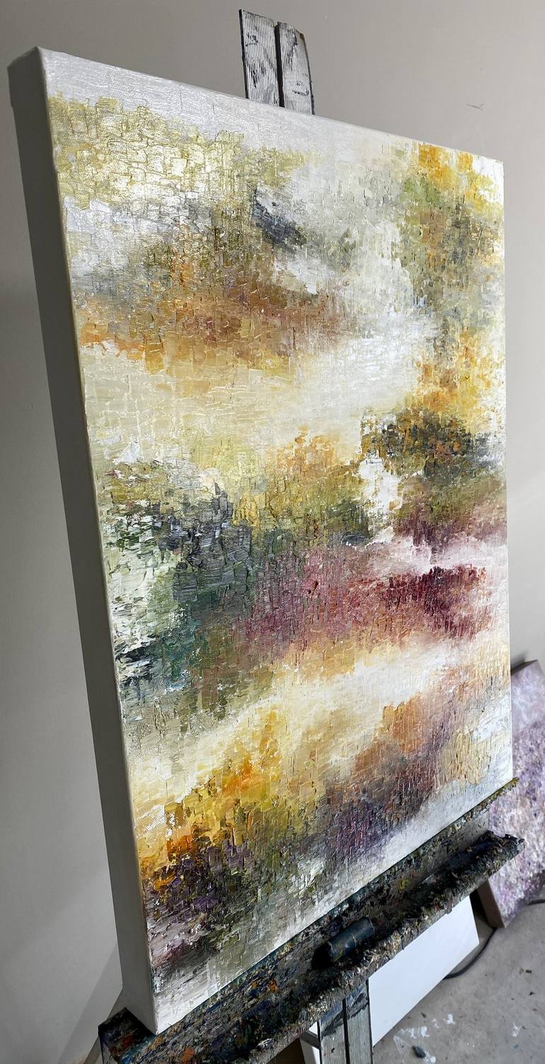 Original Abstract Nature Painting by Wietzie Gerber