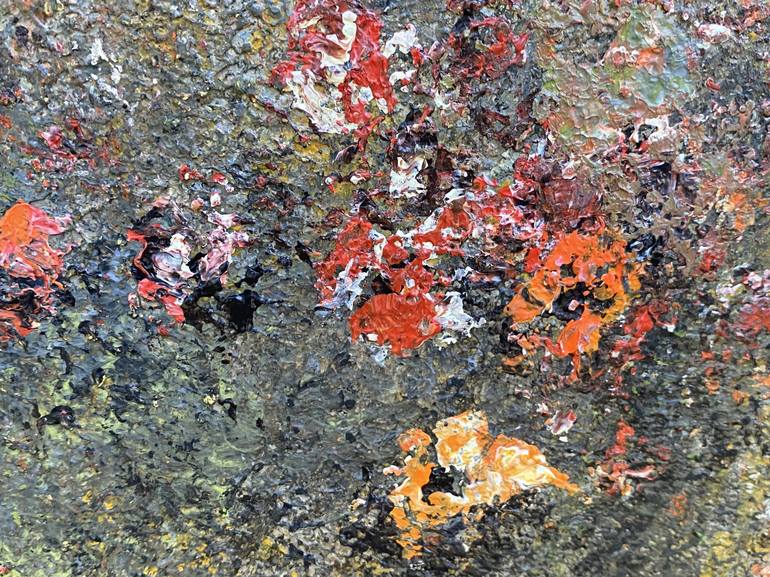 Original Abstract Expressionism Landscape Painting by Wietzie Gerber