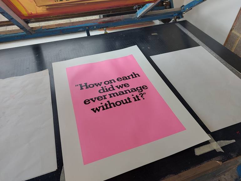 Original Typography Printmaking by Jonathan Armstrong