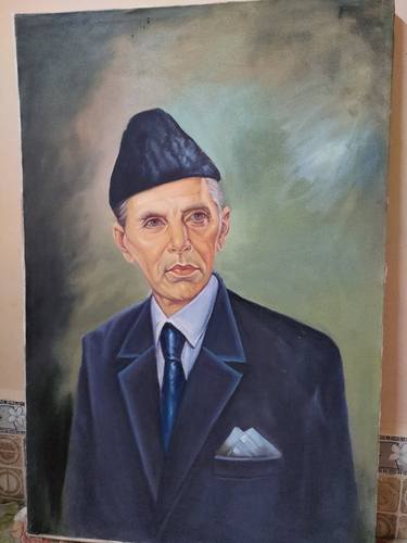 Portrait Of Quaid e Azam Muhammad Ali Jinnah thumb