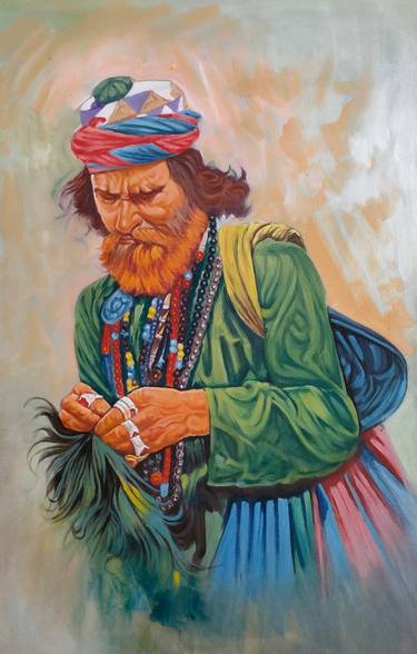 Original Folk Culture Paintings by Nasrullah Baloch