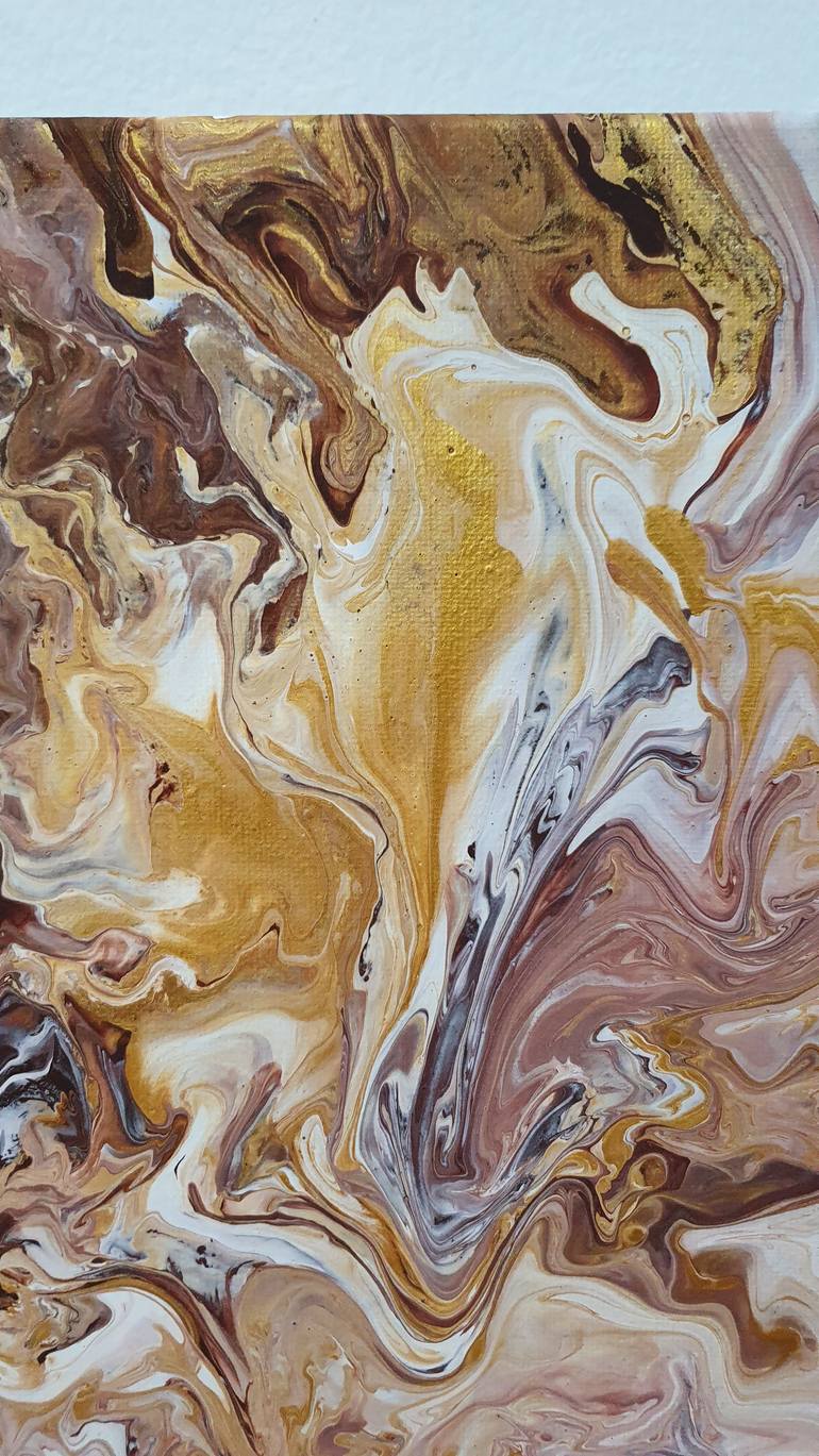 Original Abstract Expressionism Abstract Painting by Shefeek Chundukunnummal