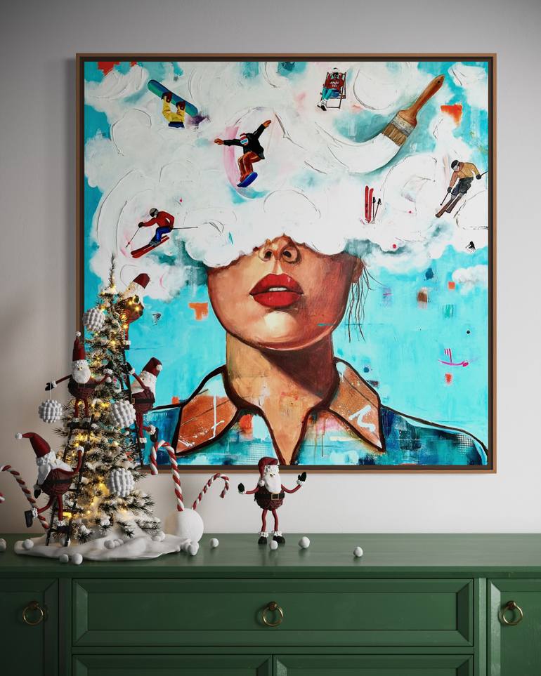 Original Conceptual Women Painting by Ivona Martincic