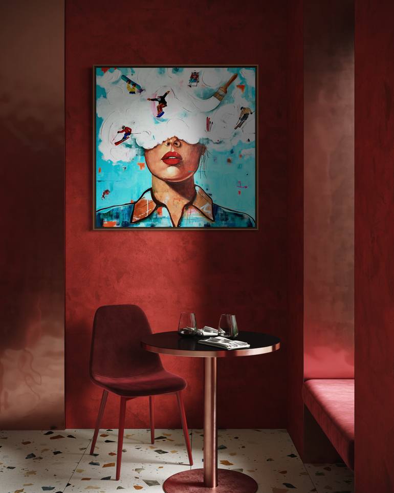 Original Conceptual Women Painting by Ivona Martincic
