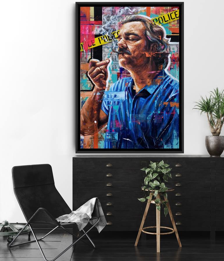 Original Realism People Painting by Rizky Alison