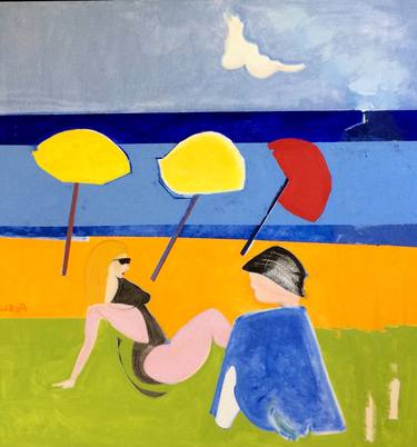 Original Abstract Beach Paintings by joseph Loria