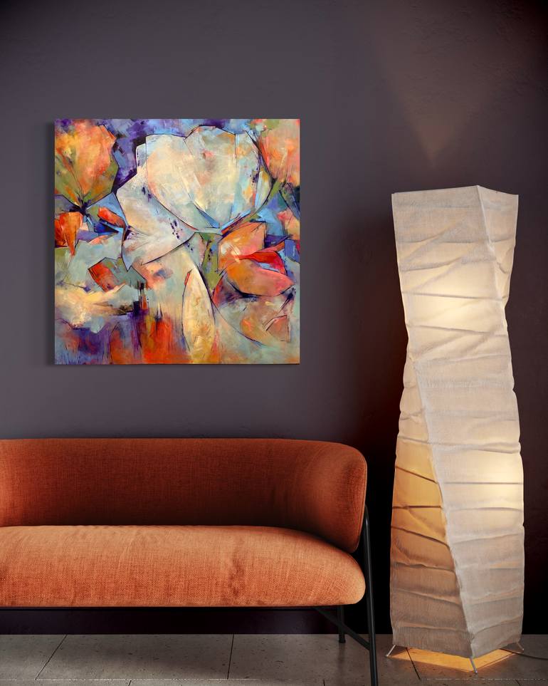 Original Expressionism Abstract Painting by Annmarie Leblanc