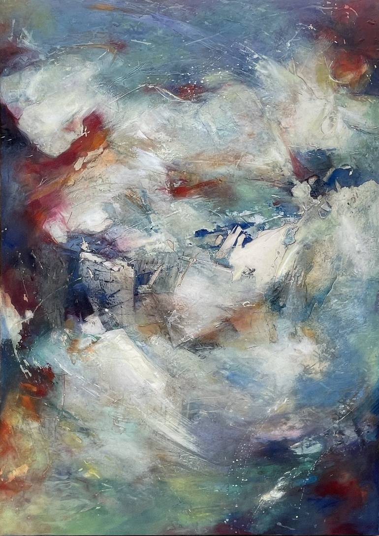 Original Abstract Expressionism Abstract Painting by AnnMarie LeBlanc