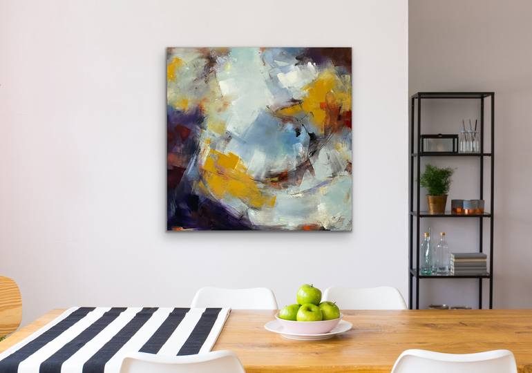 Original Abstract Expressionism Abstract Painting by AnnMarie LeBlanc