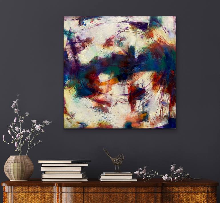 Original Abstract Expressionism Abstract Painting by AnnMarie LeBlanc