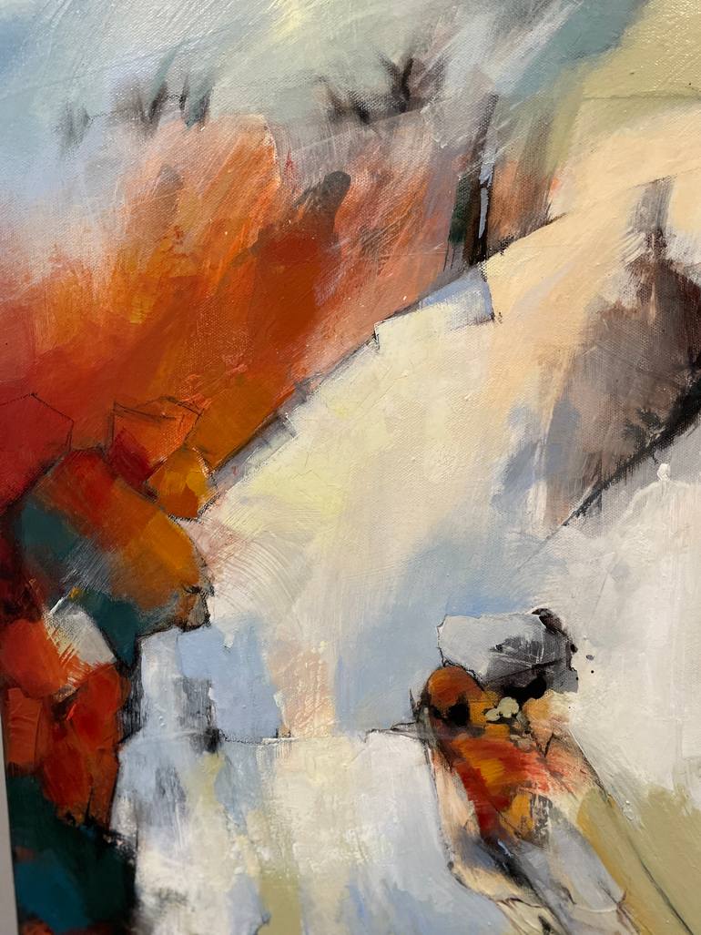 Original Abstract Expressionism Abstract Painting by Annmarie Leblanc