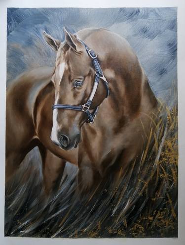 Print of Horse Paintings by Tatiana Kovalchuk