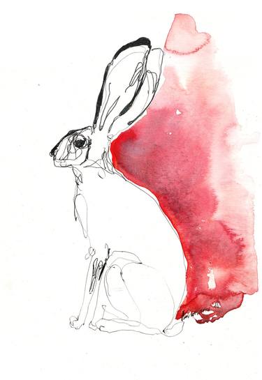 Original Illustration Animal Drawings by Alisa Adamsone