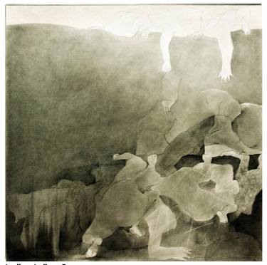 Original Figurative Classical mythology Drawings by Zargham Fathalizadeh Kaghal