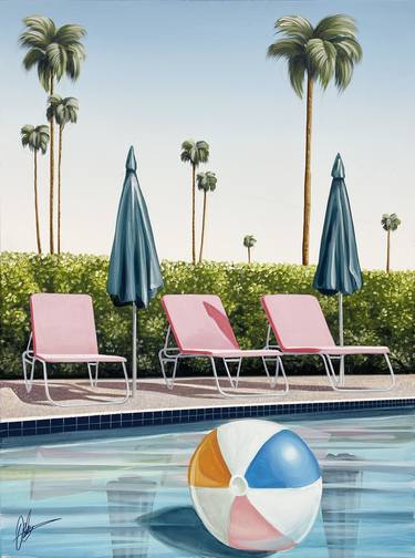 Summer in Palm Springs - 80 x 105cm - Framed thumb