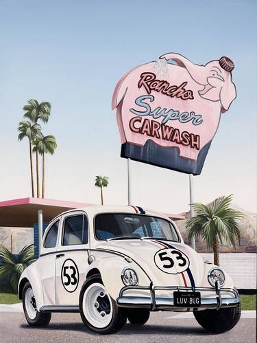Original Car Paintings by Chris Riley
