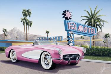 Original Car Paintings by Chris Riley