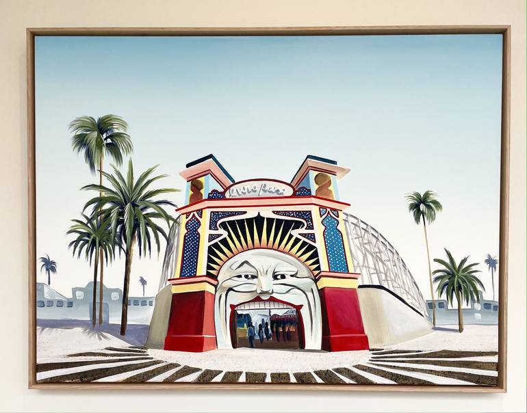 Original Realism Architecture Painting by Chris Riley