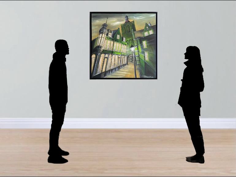 Original Modern Cities Painting by René Wissink