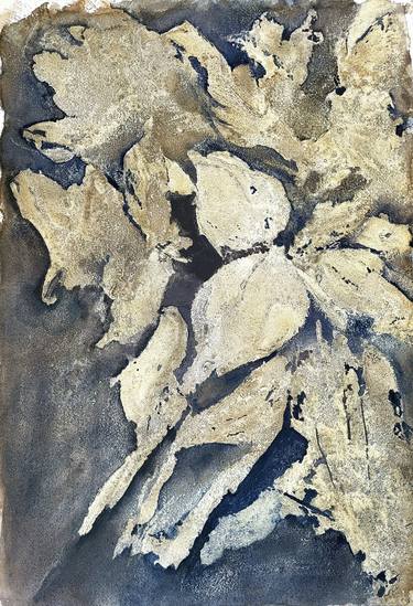 Texture painting "Autumn leaves" thumb