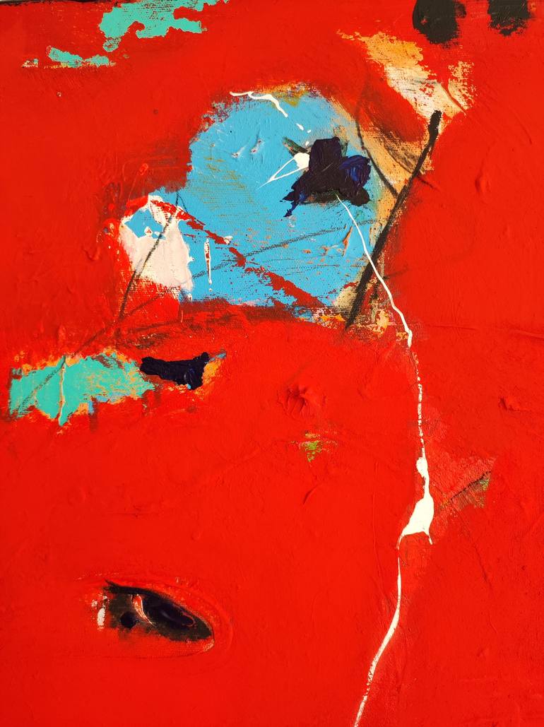 Original Abstract Painting by Alfonso Sánchez