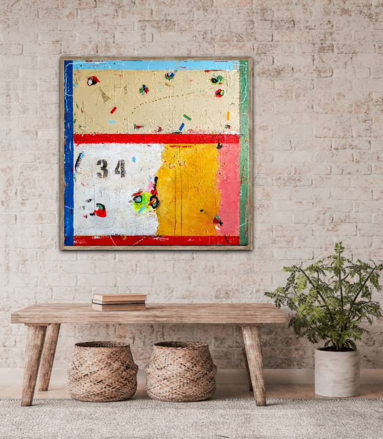 Original Abstract Expressionism Abstract Painting by Alfonso Sánchez