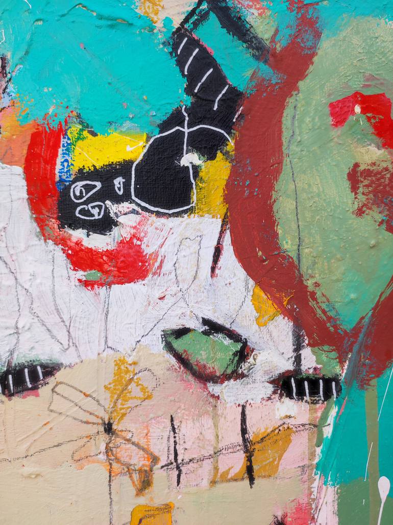 Original Abstract Expressionism Abstract Painting by Alfonso Sánchez