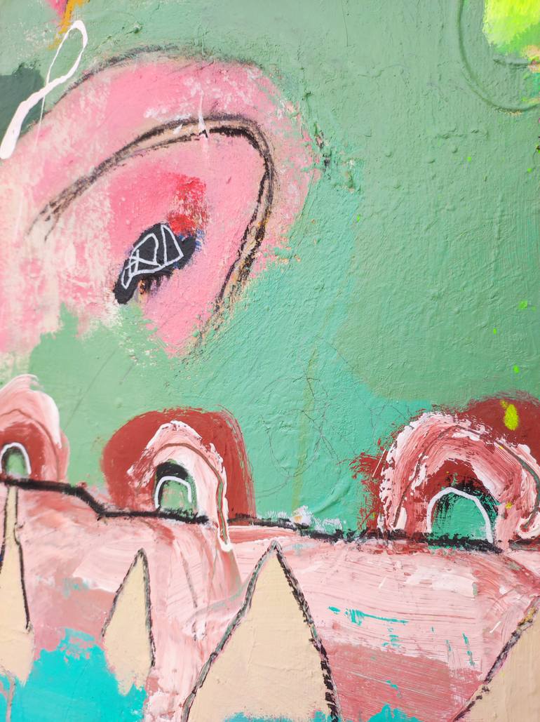 Original Abstract Expressionism Abstract Painting by Alfonso Sánchez